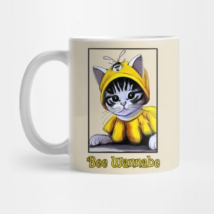 Bee Wannabe Funny Cute Cat Bee Costum Mug